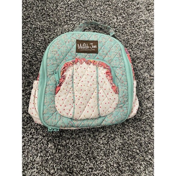 Matilda Jane Other - Matilda Jane Floral Lunch Bag Girls Pastel Floral Ruffle Insulated Lunch Tote